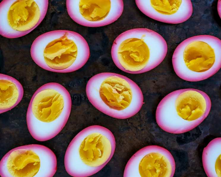Red 2025 beet eggs